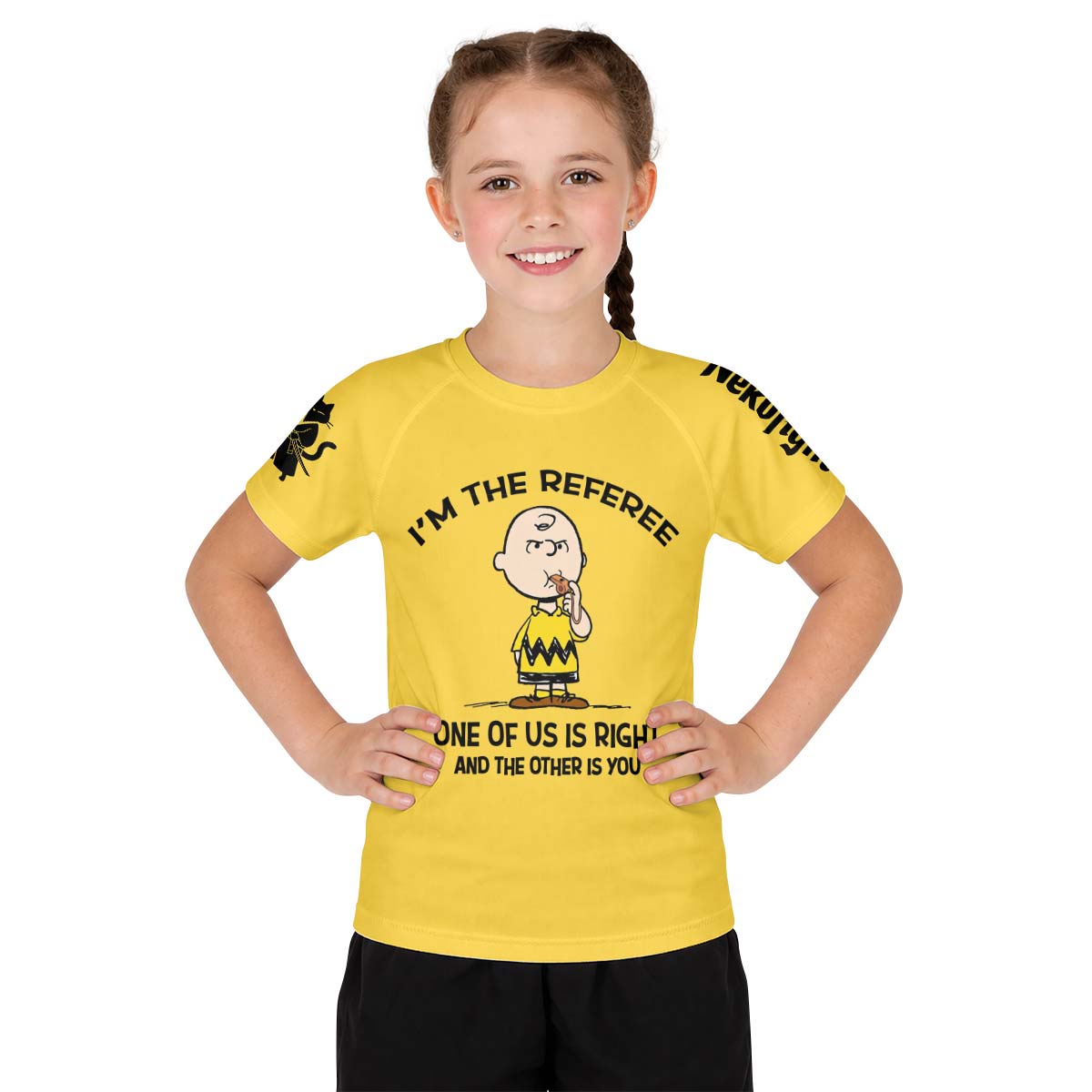 Charlie Referee Kid Rash Guard