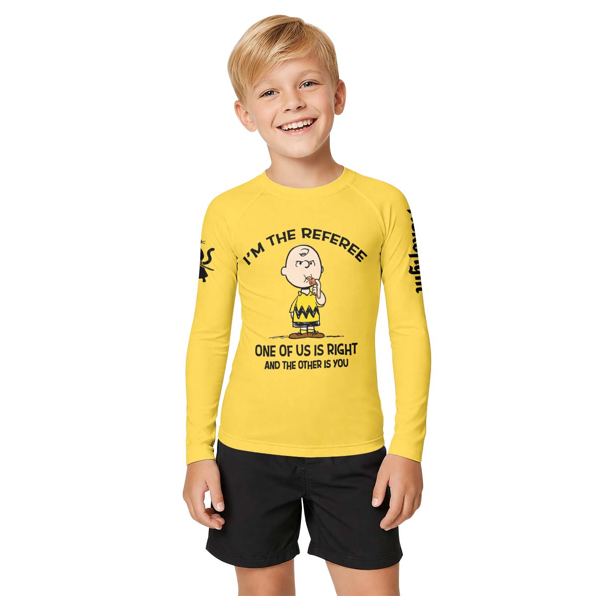 Charlie Referee Kid Rash Guard