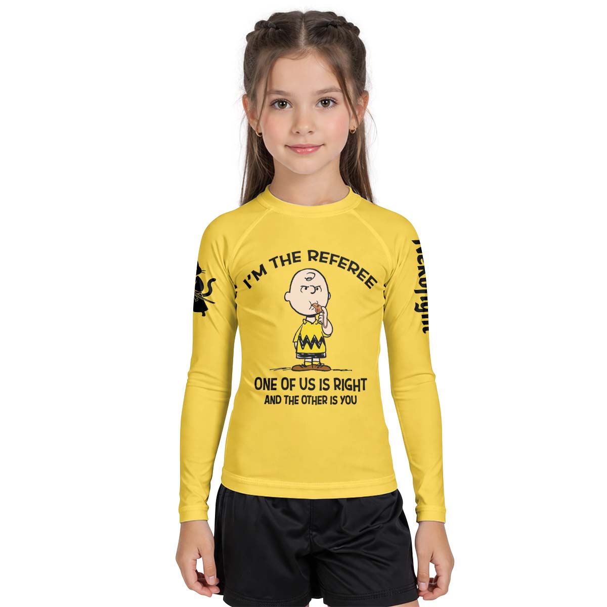 Charlie Referee Kid Rash Guard