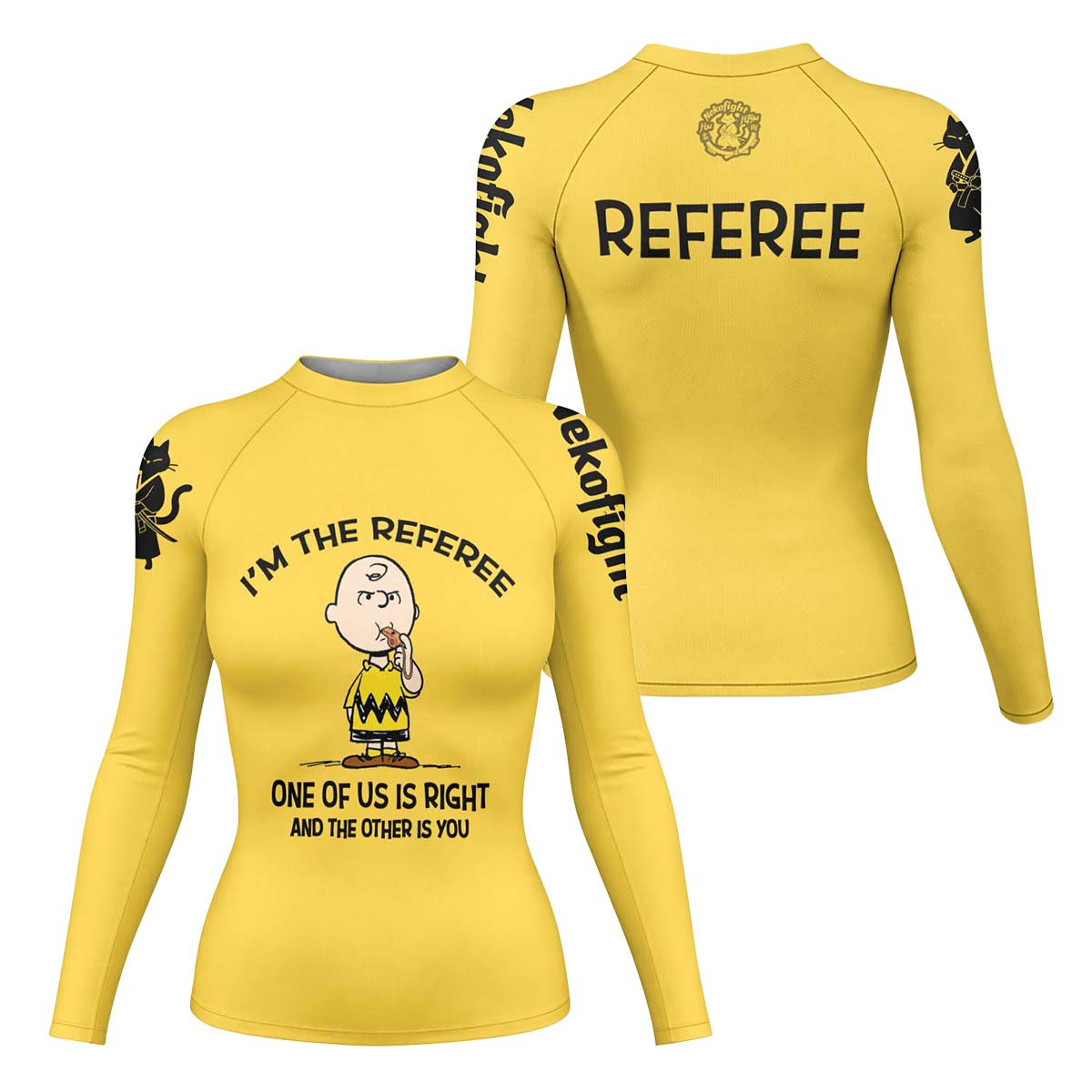Charlie Referee Rash Guard