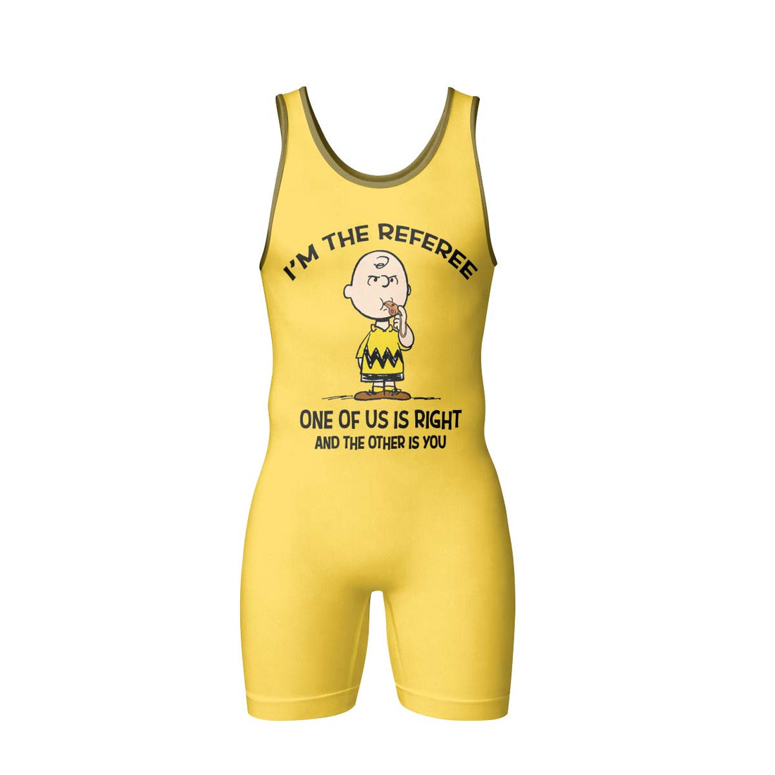 Charlie Referee Wrestling Singlet