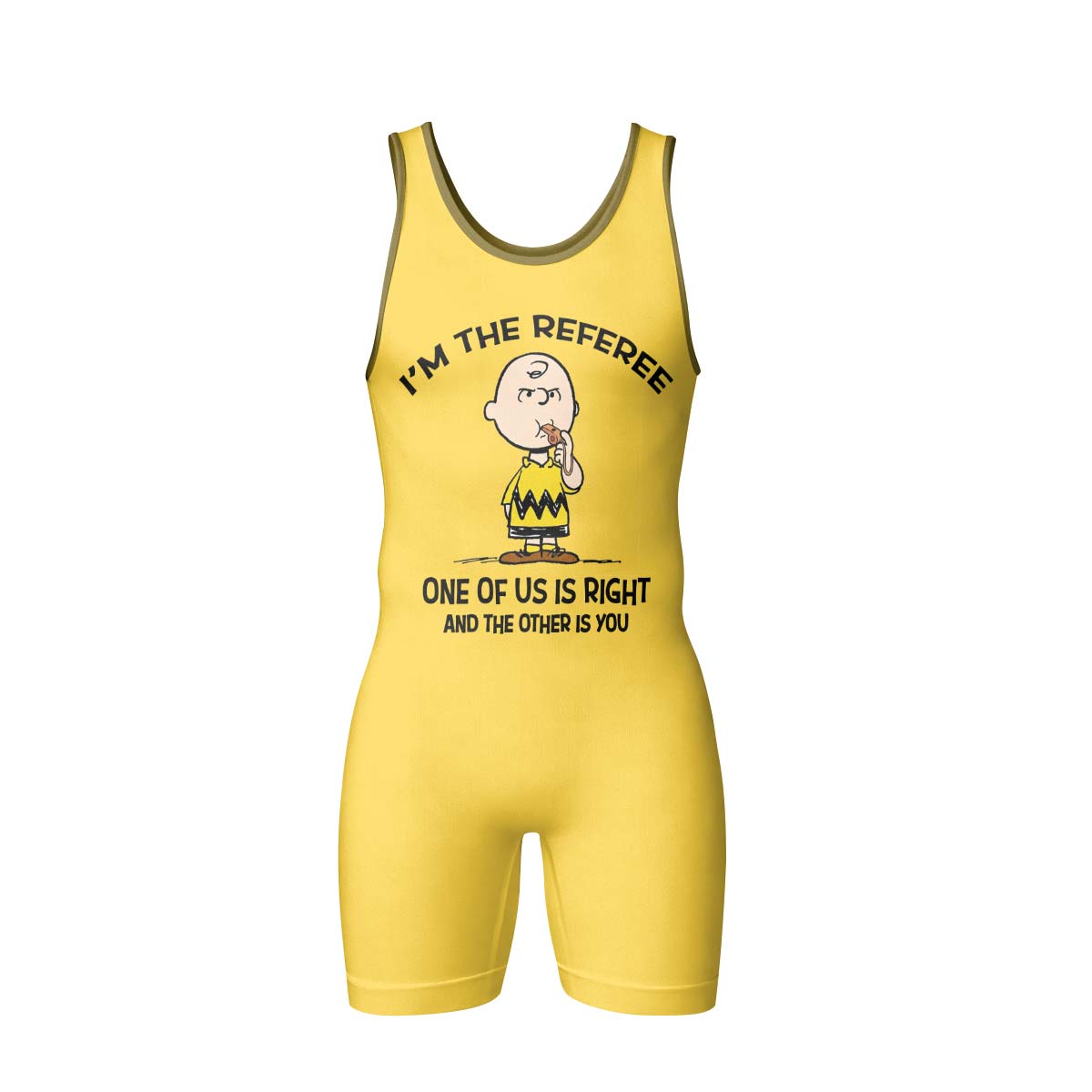 Charlie Referee Wrestling Singlet