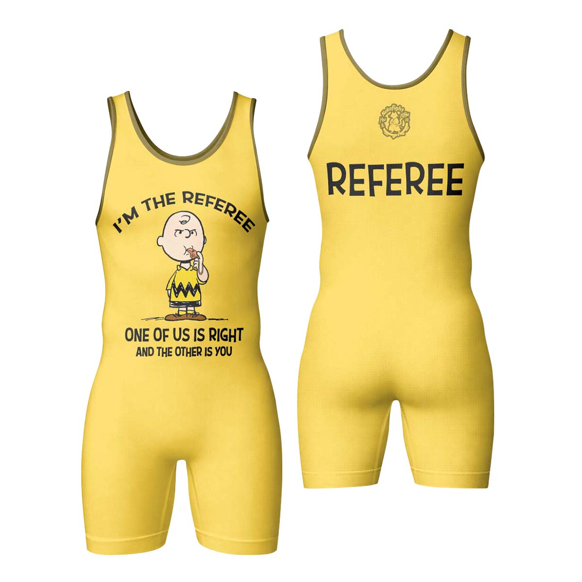 Charlie Referee Wrestling Singlet