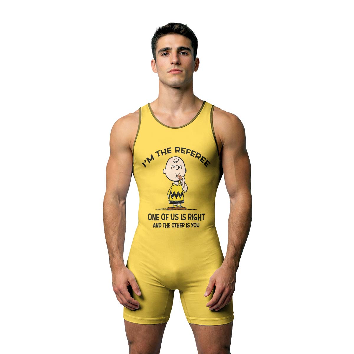 Charlie Referee Wrestling Singlet