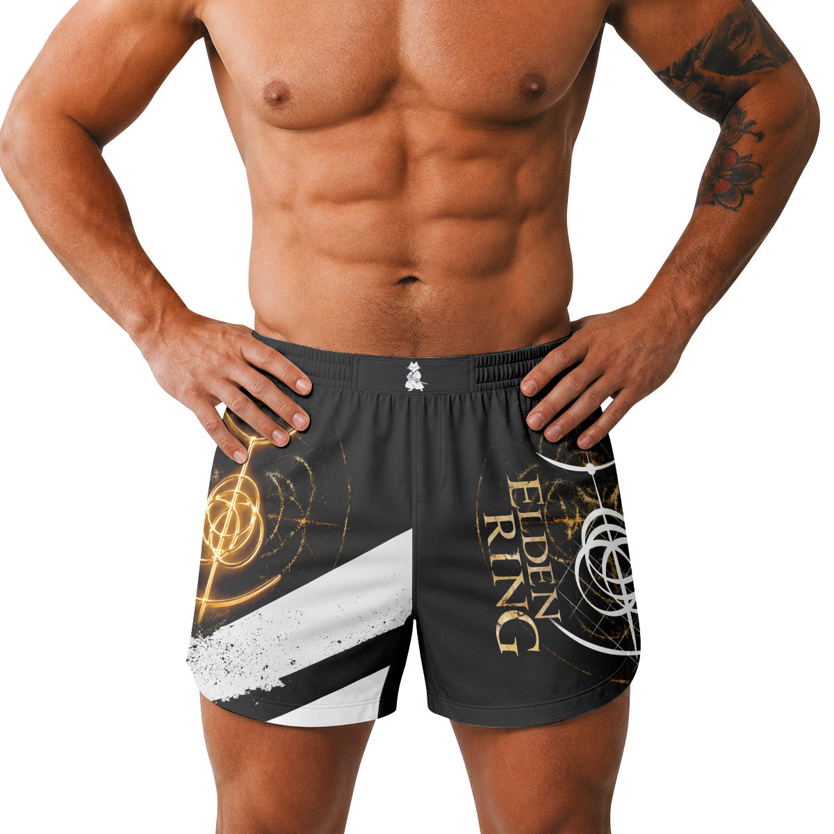  Dark Elden Ring Emblem Symbol Grappling Shorts