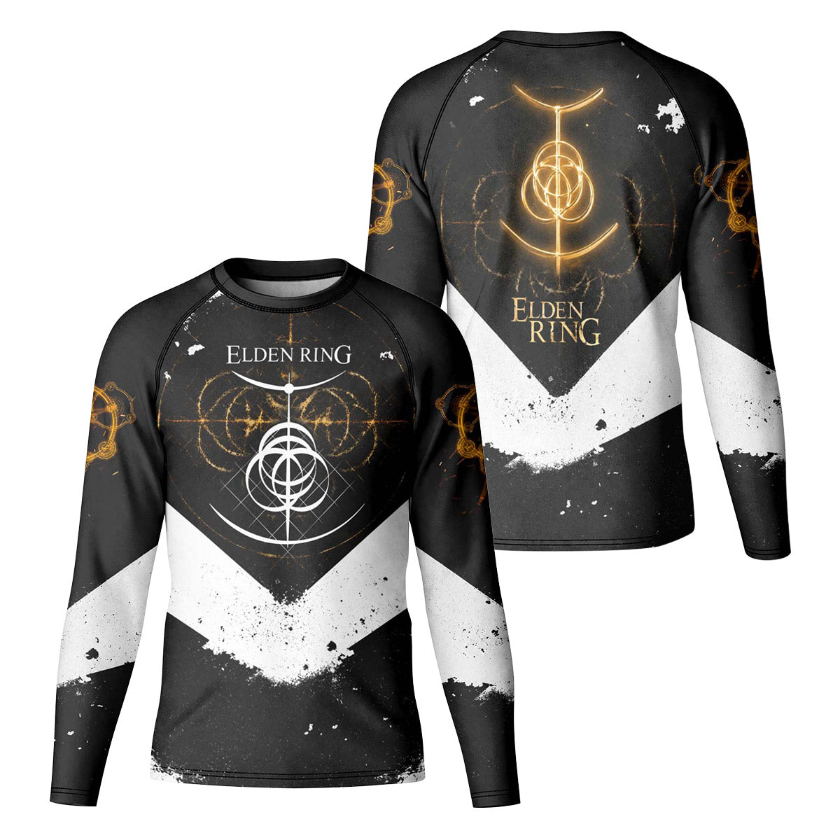  Dark Elden Ring Emblem Symbol Kid Rash Guard