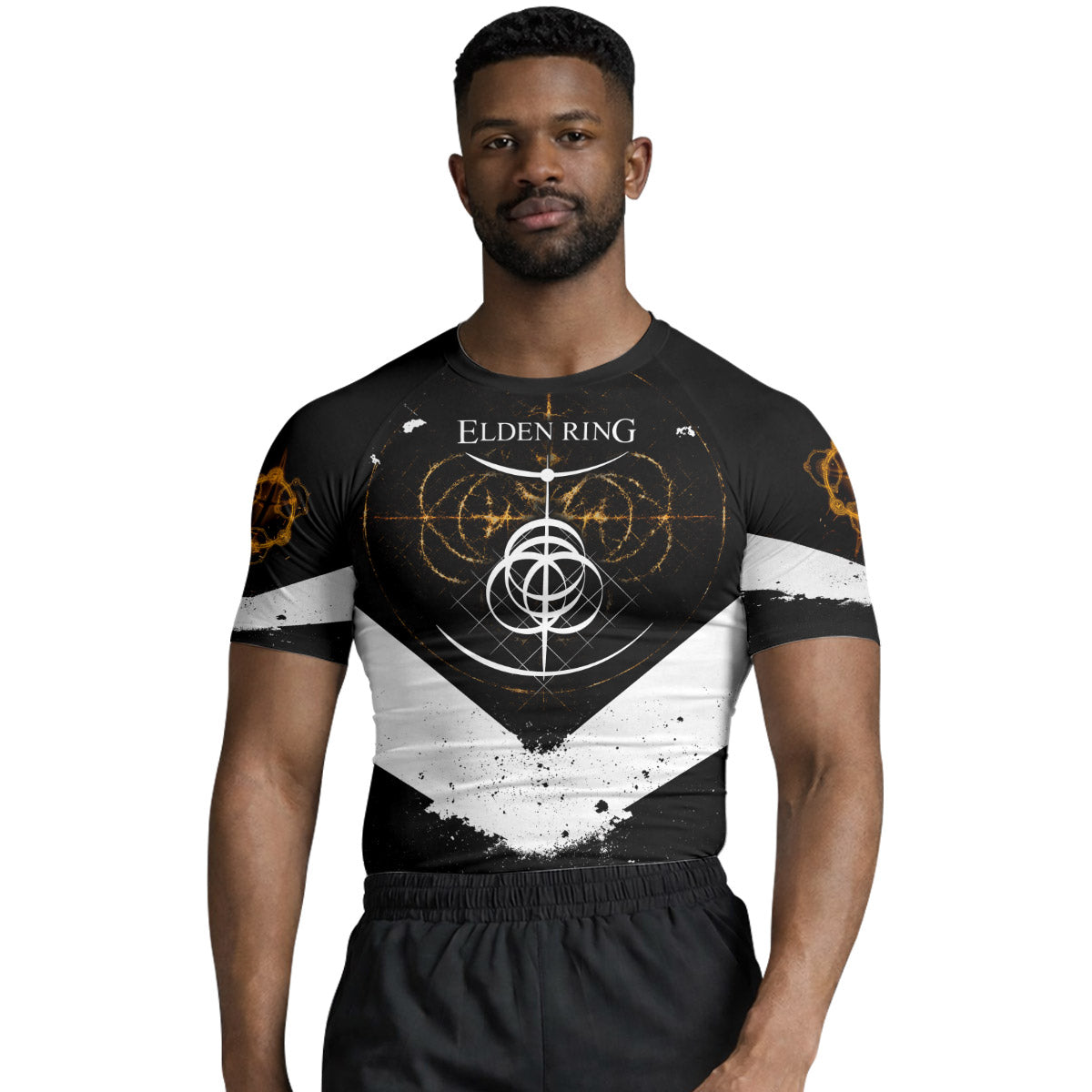 Dark Elden Ring Emblem Symbol Rash Guard