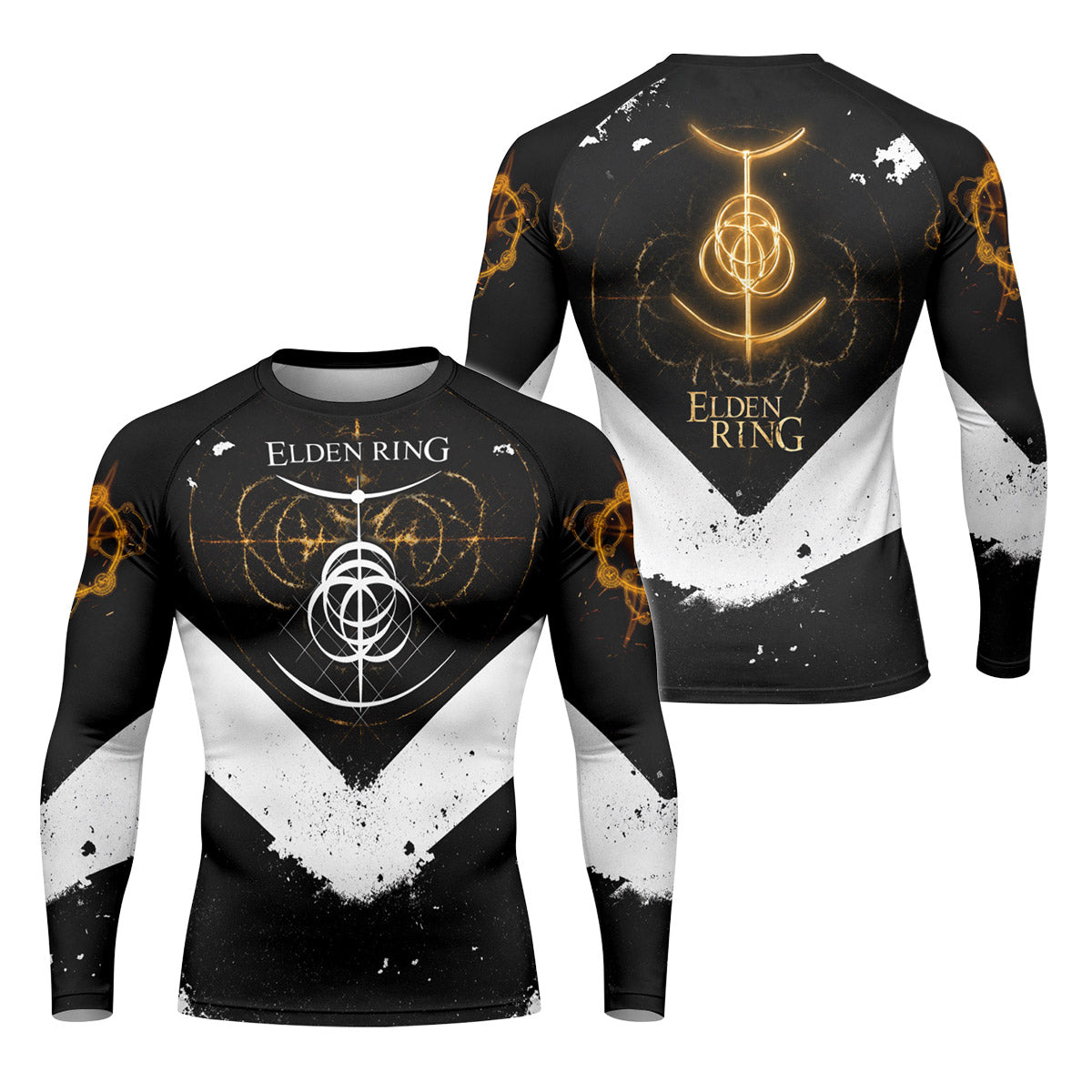  Dark Elden Ring Emblem Symbol Rash Guard