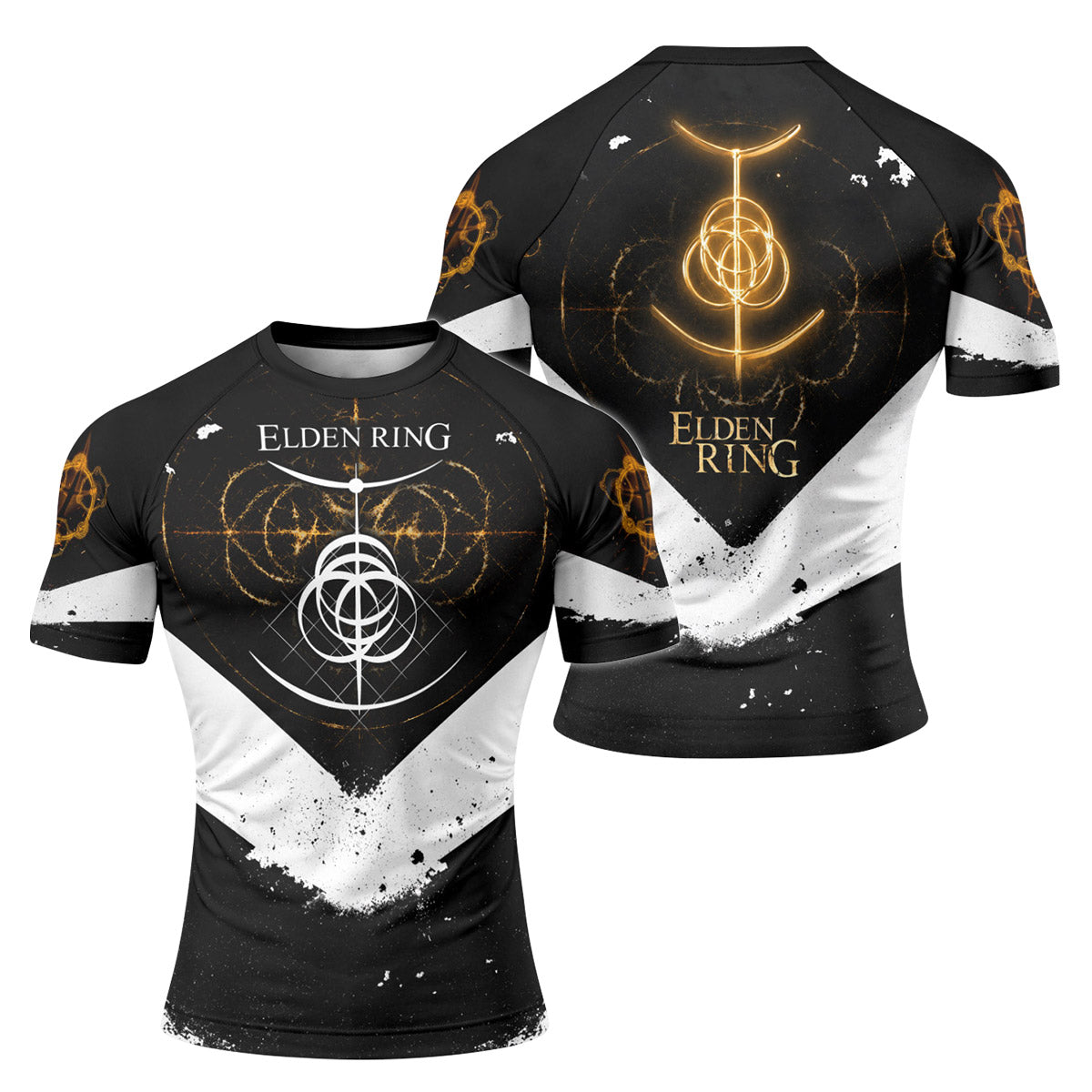 Dark Elden Ring Emblem Symbol Rash Guard