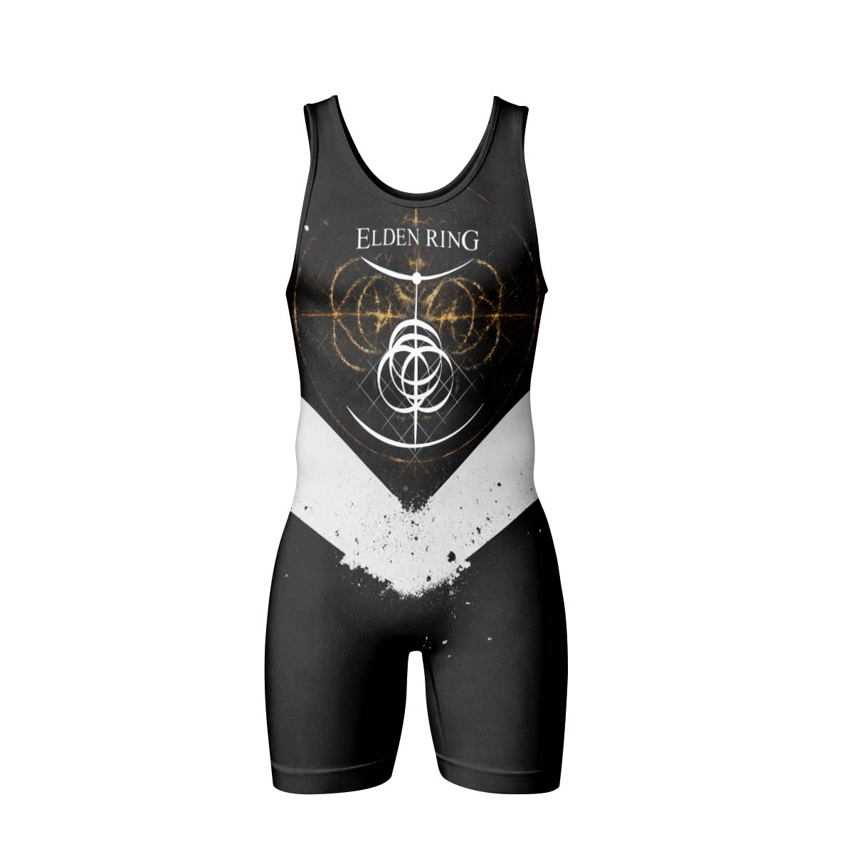  Dark Elden Ring Emblem Symbol Wrestling Singlet