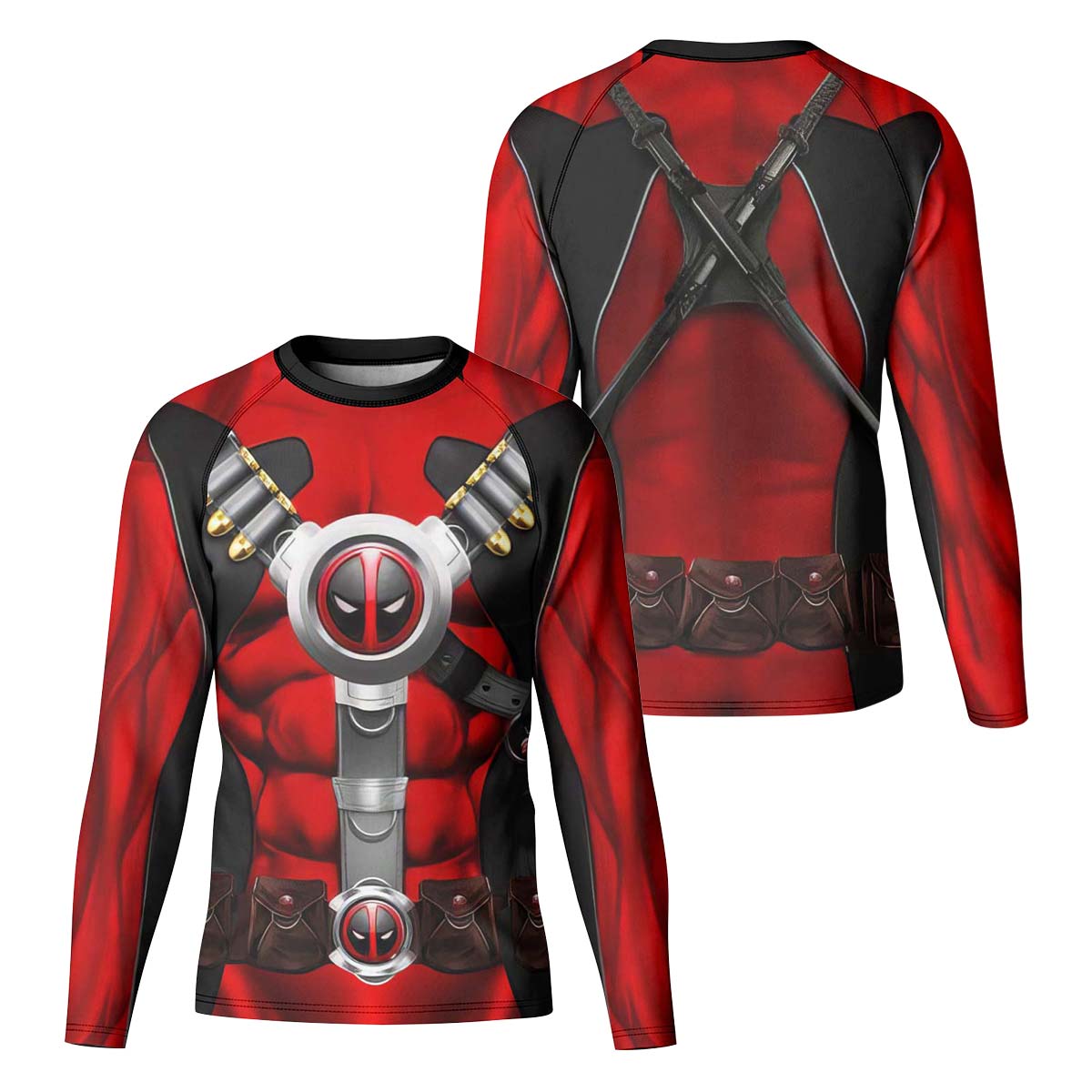 DeadPool Cosplay Kid Rash Guard