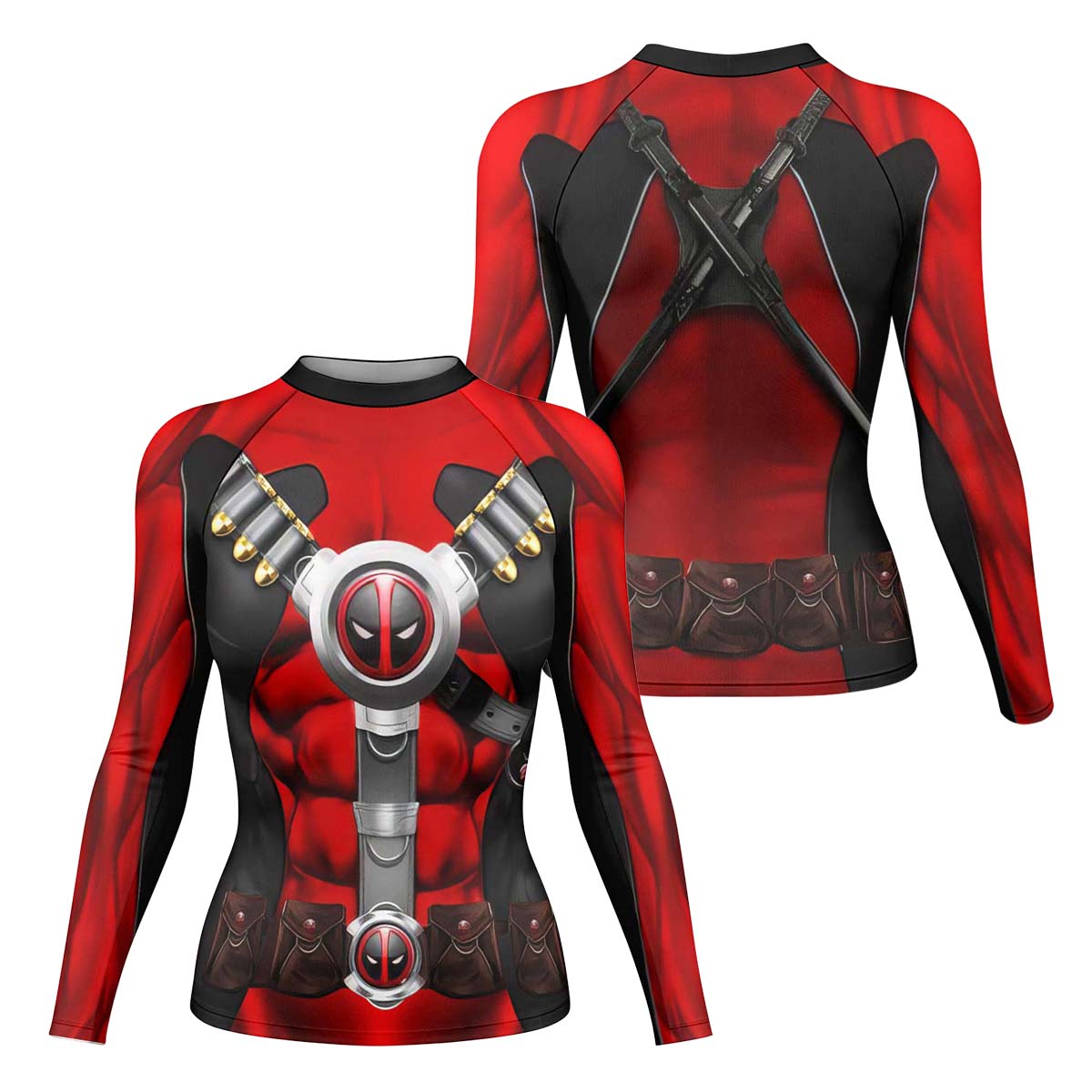 DeadPool Cosplay Rash Guard
