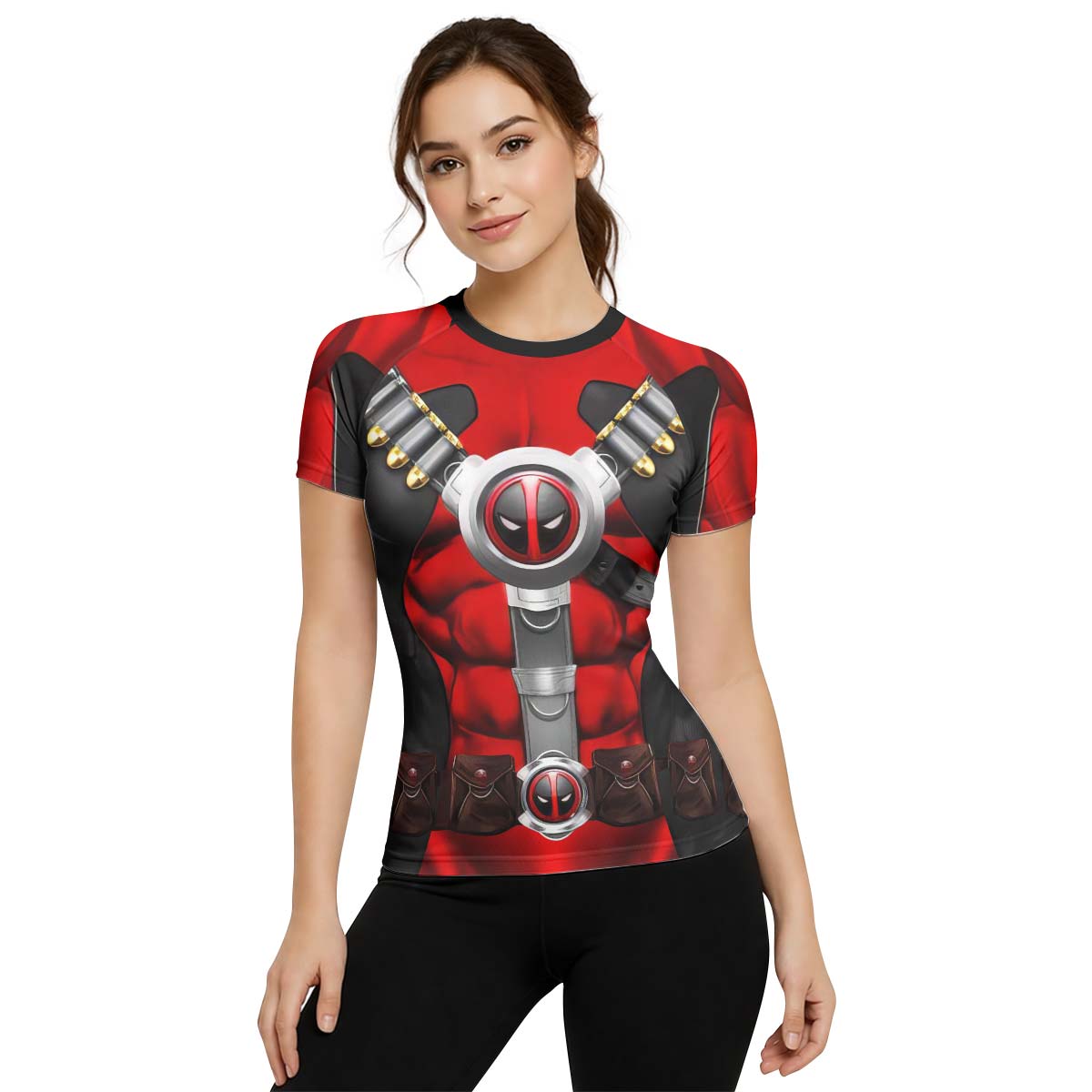 DeadPool Cosplay Rash Guard