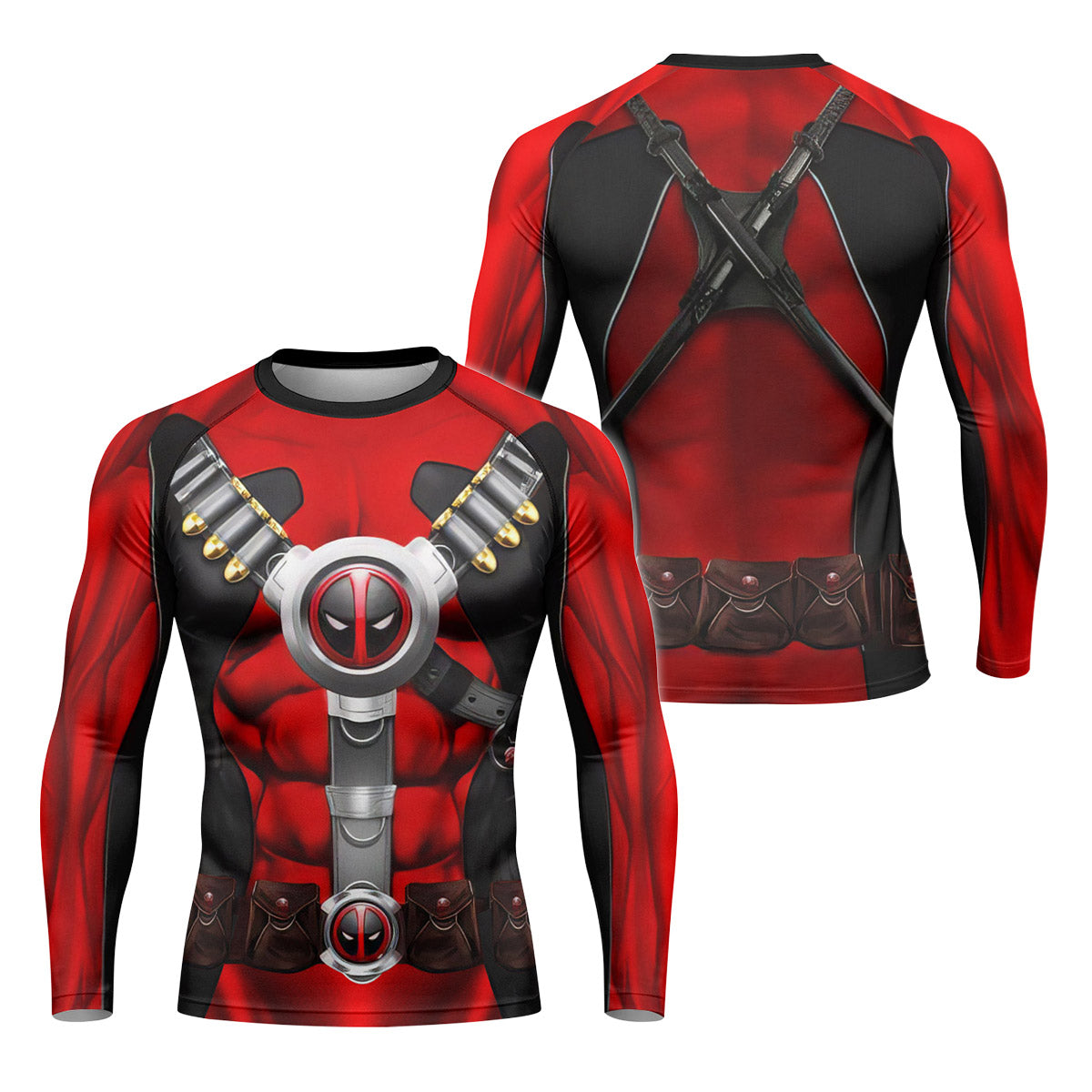 DeadPool Cosplay Rash Guard