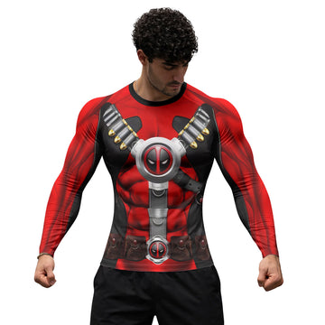 DeadPool Cosplay Rash Guard