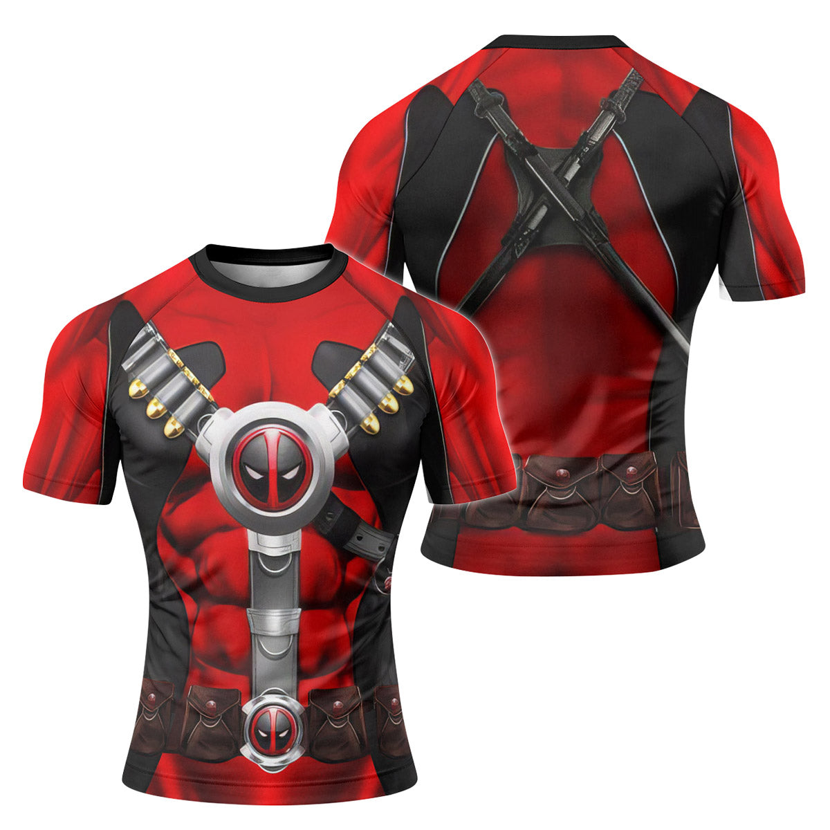 DeadPool Cosplay Rash Guard