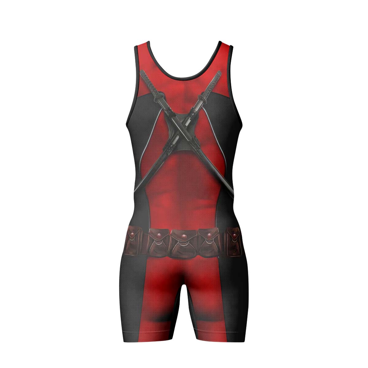 DeadPool Cosplay Wrestling Singlet