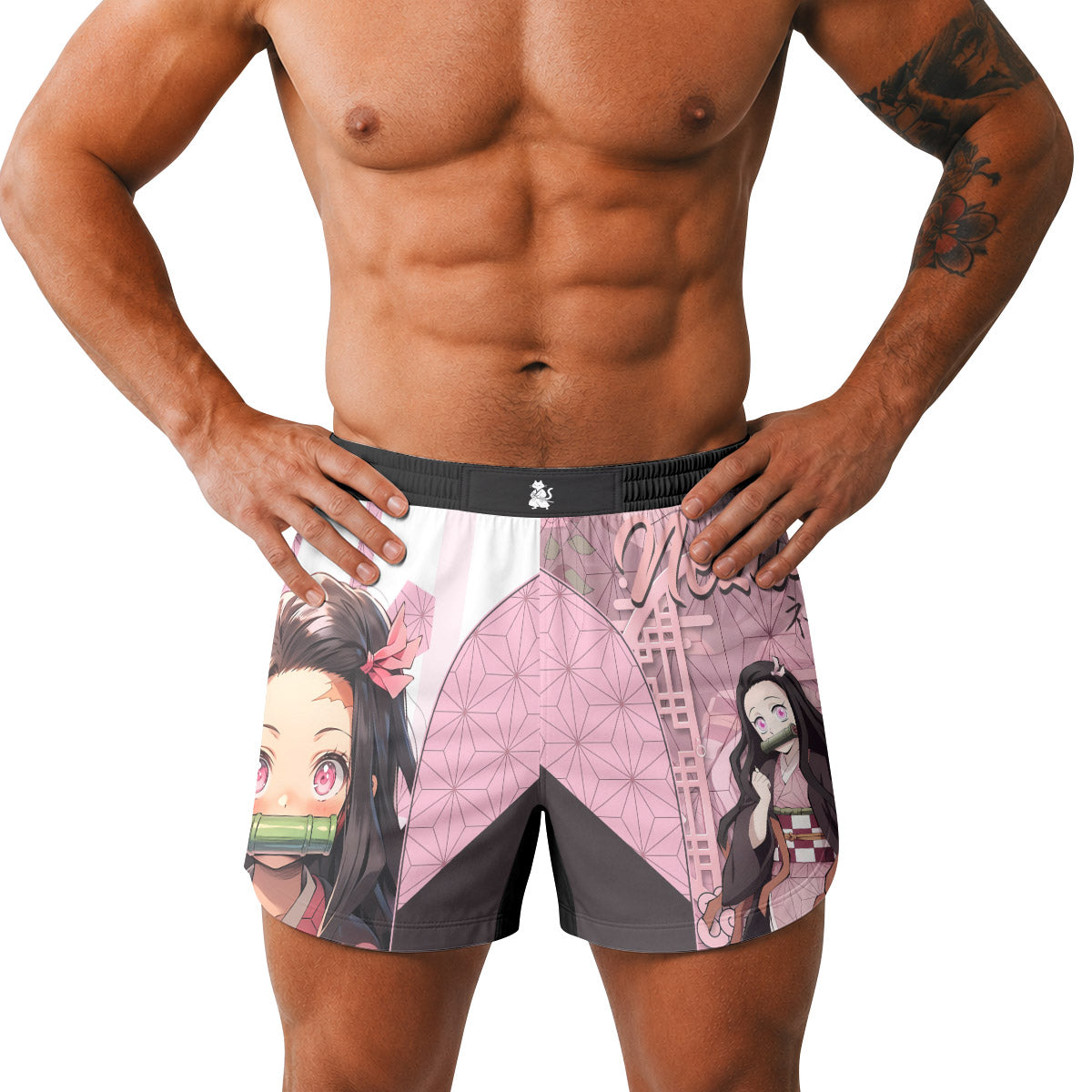  Demon Slayer Nezuko Grappling Shorts