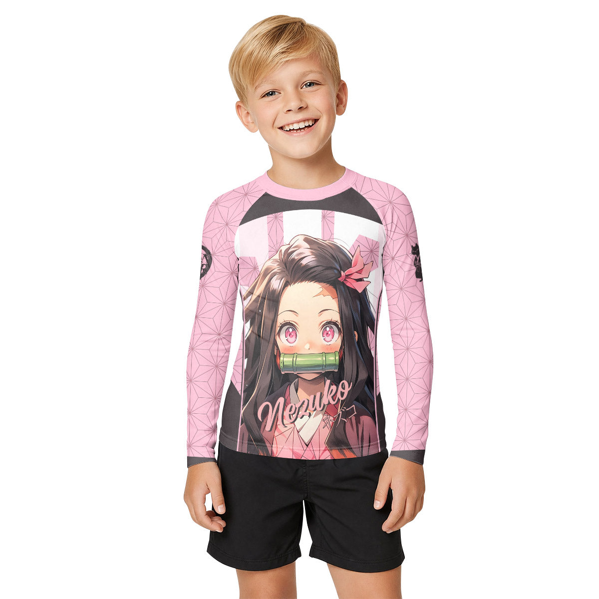  Demon Slayer Nezuko Kid Rash Guard