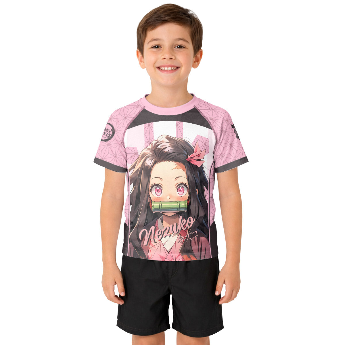  Demon Slayer Nezuko Kid Rash Guard
