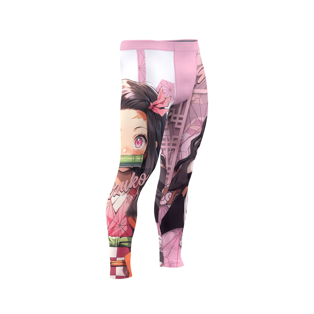  Demon Slayer Nezuko Men's Compression Leggings