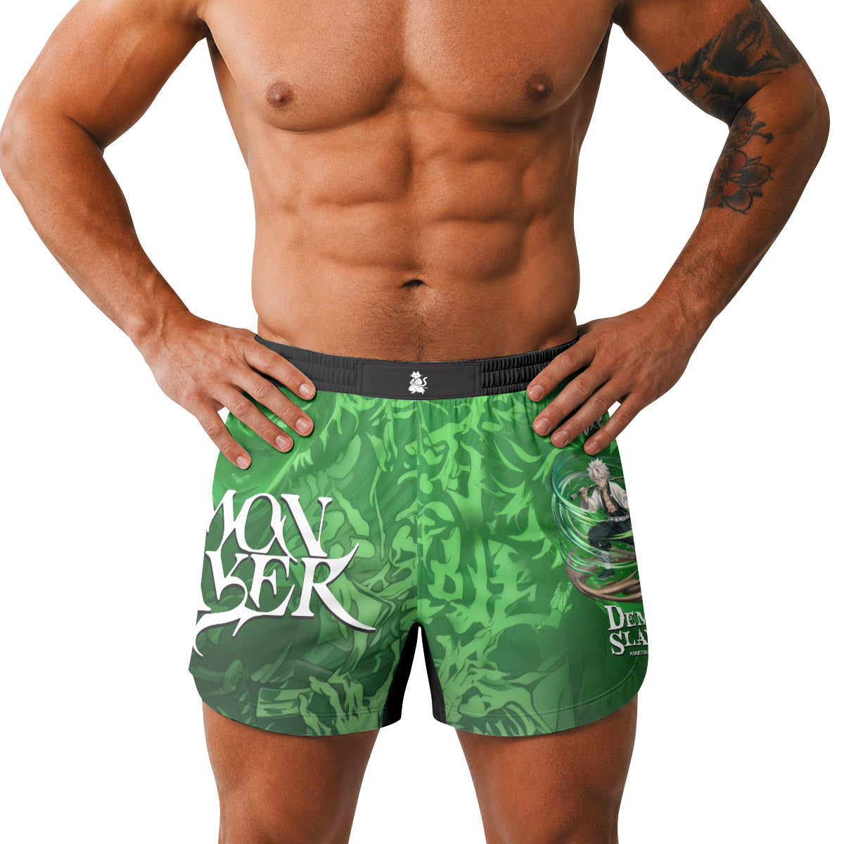  Demon Slayer Sanemi Shinazugawa Grappling Shorts
