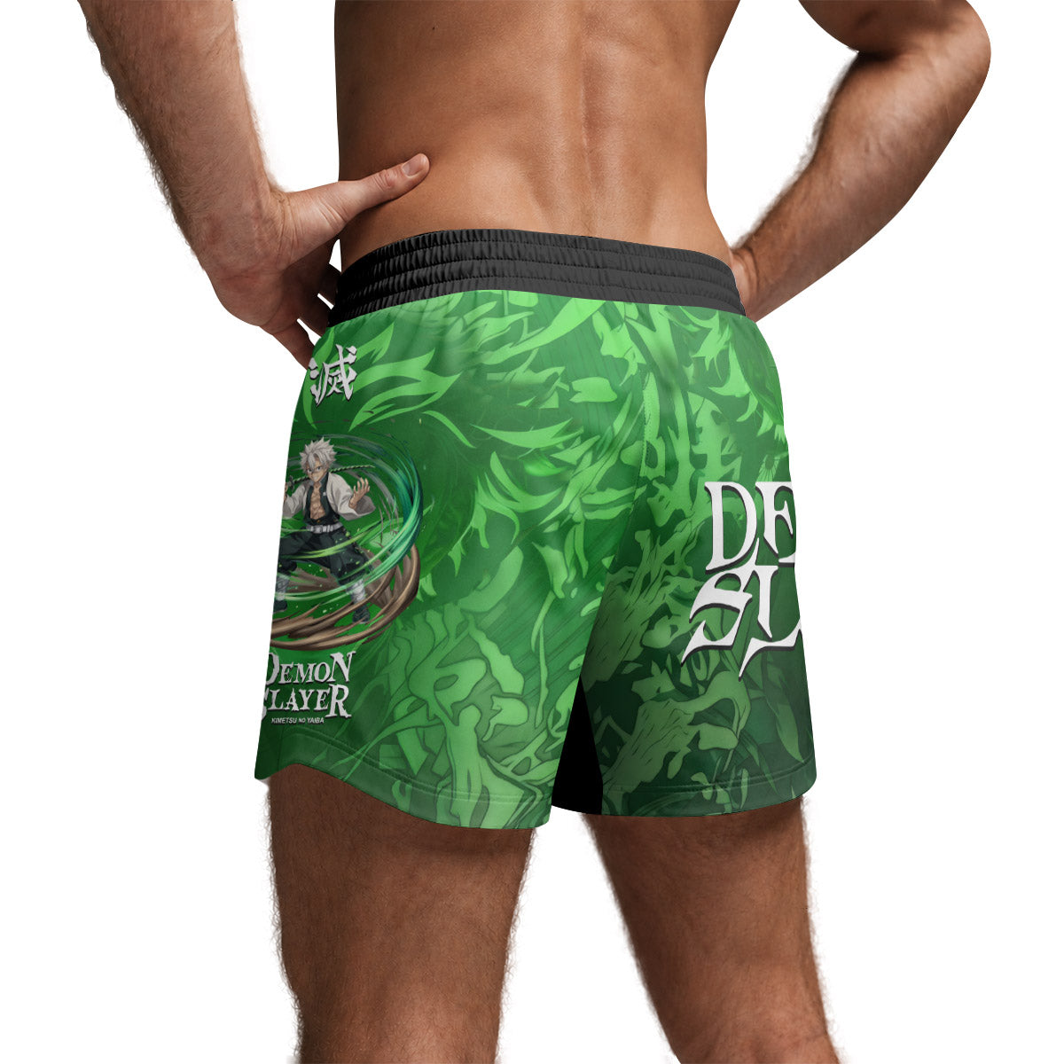  Demon Slayer Sanemi Shinazugawa Grappling Shorts