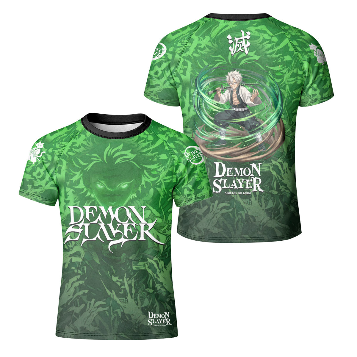  Demon Slayer Sanemi Shinazugawa Kid Rash Guard