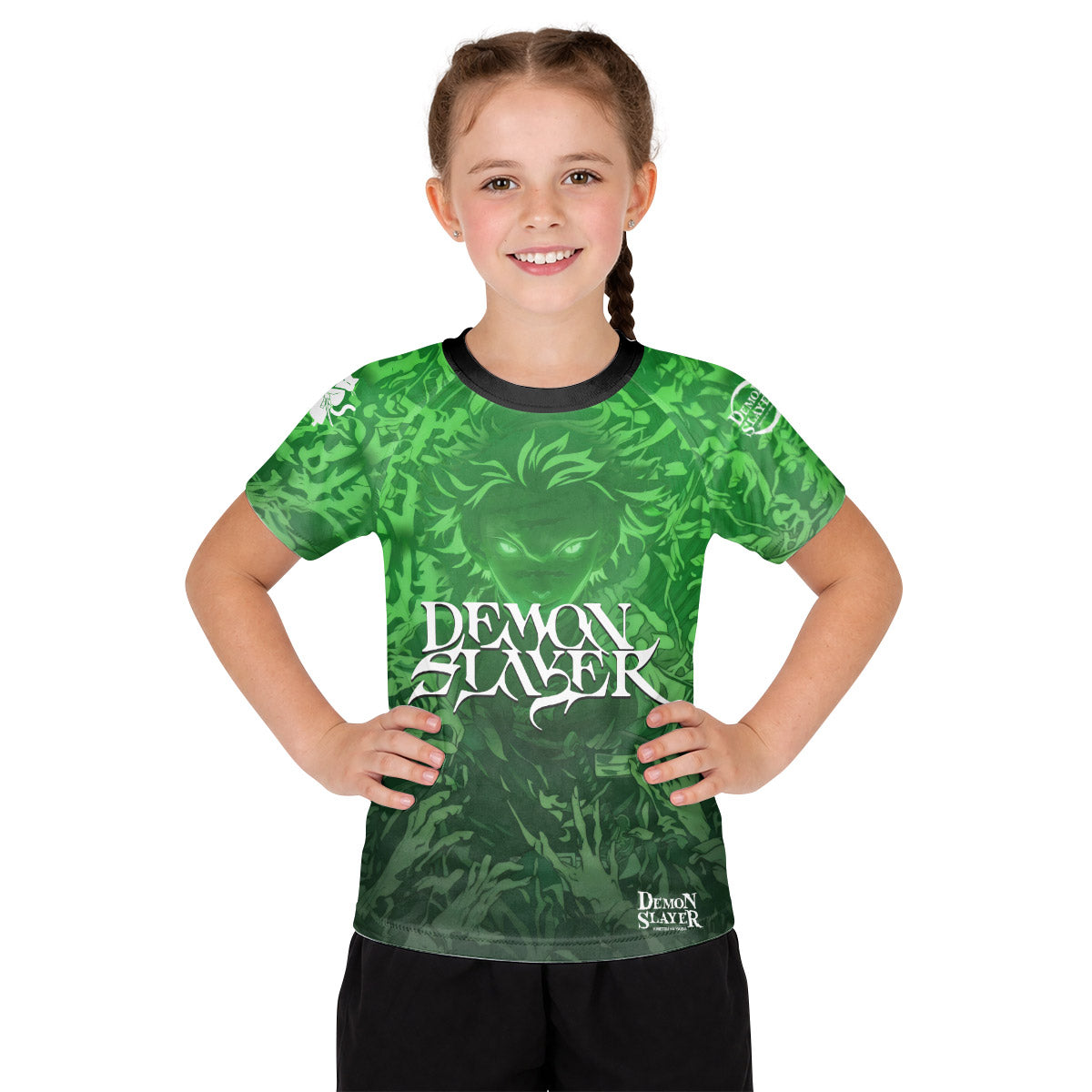  Demon Slayer Sanemi Shinazugawa Kid Rash Guard