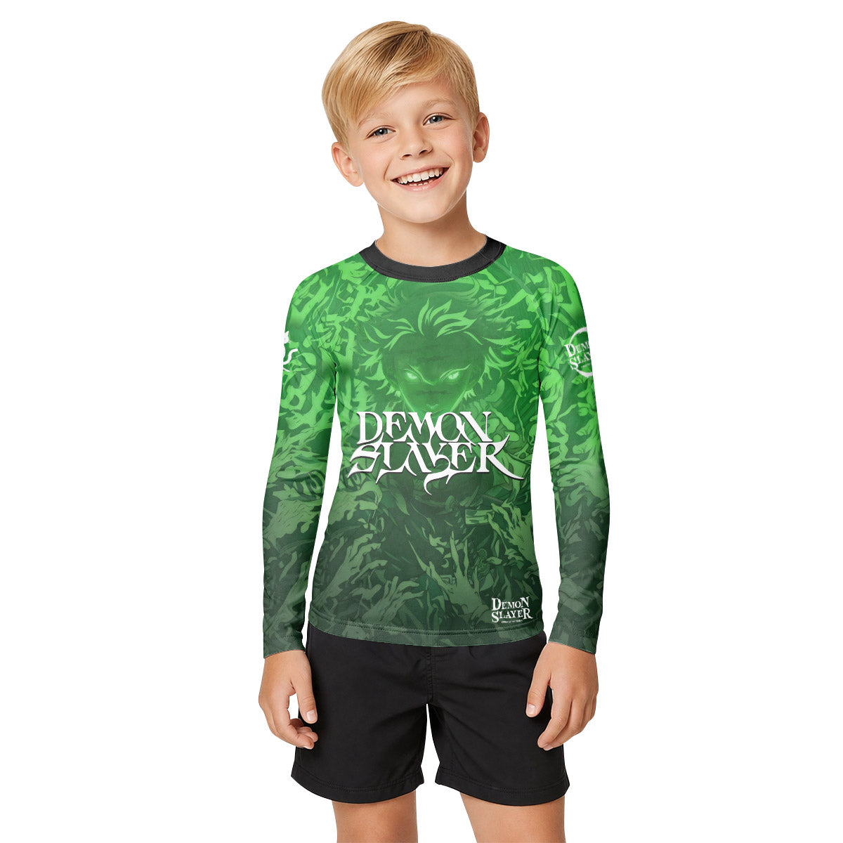  Demon Slayer Sanemi Shinazugawa Kid Rash Guard