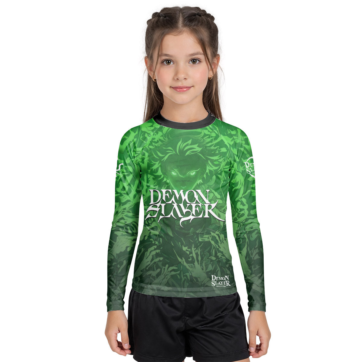 Demon Slayer Sanemi Shinazugawa Kid Rash Guard