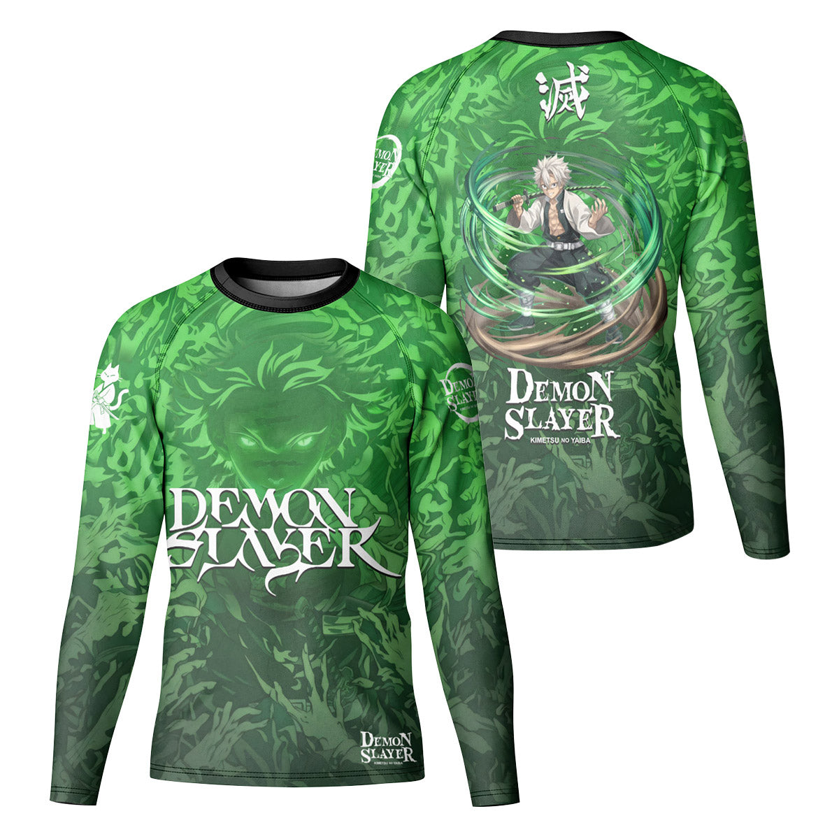  Demon Slayer Sanemi Shinazugawa Kid Rash Guard