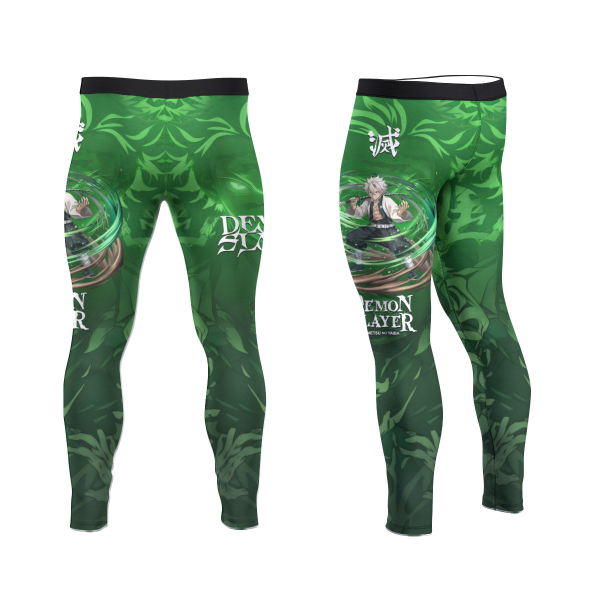  Demon Slayer Sanemi Shinazugawa Men's Compression Leggings