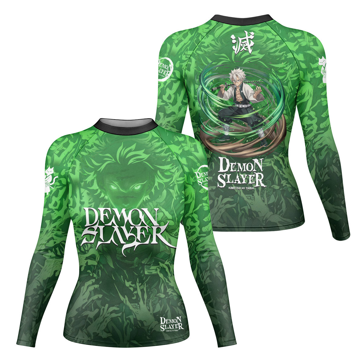  Demon Slayer Sanemi Shinazugawa Rash Guard