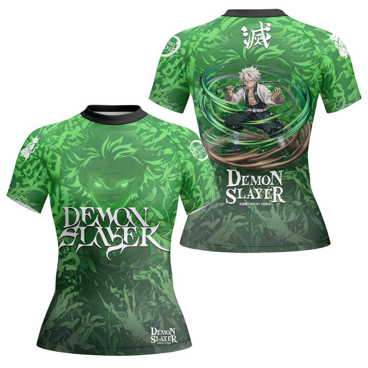  Demon Slayer Sanemi Shinazugawa Rash Guard