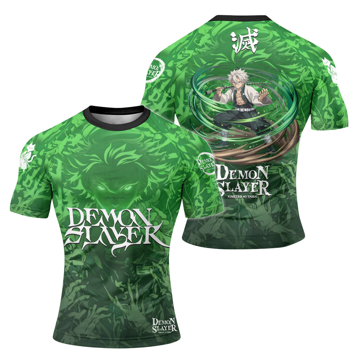  Demon Slayer Sanemi Shinazugawa Rash Guard