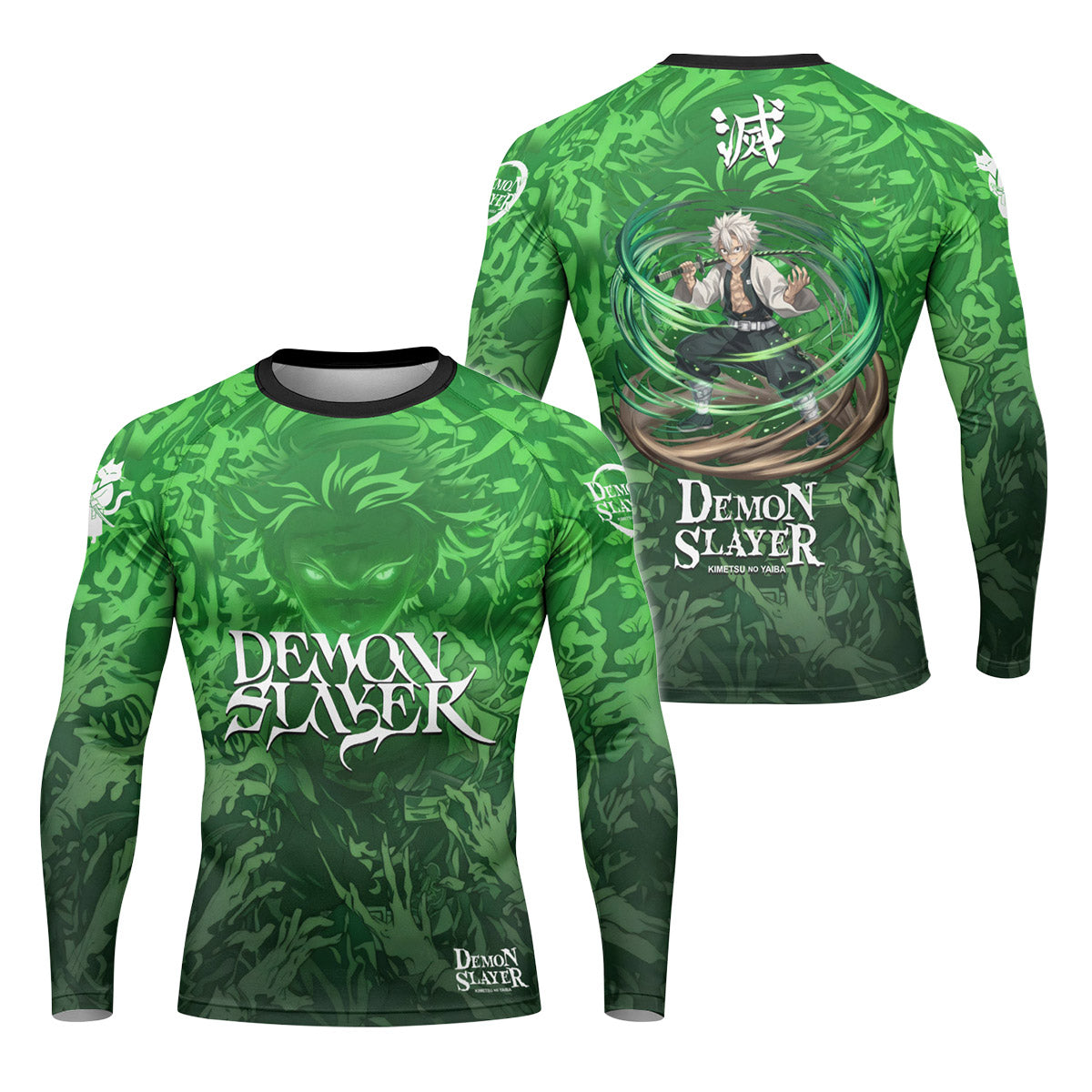  Demon Slayer Sanemi Shinazugawa Rash Guard