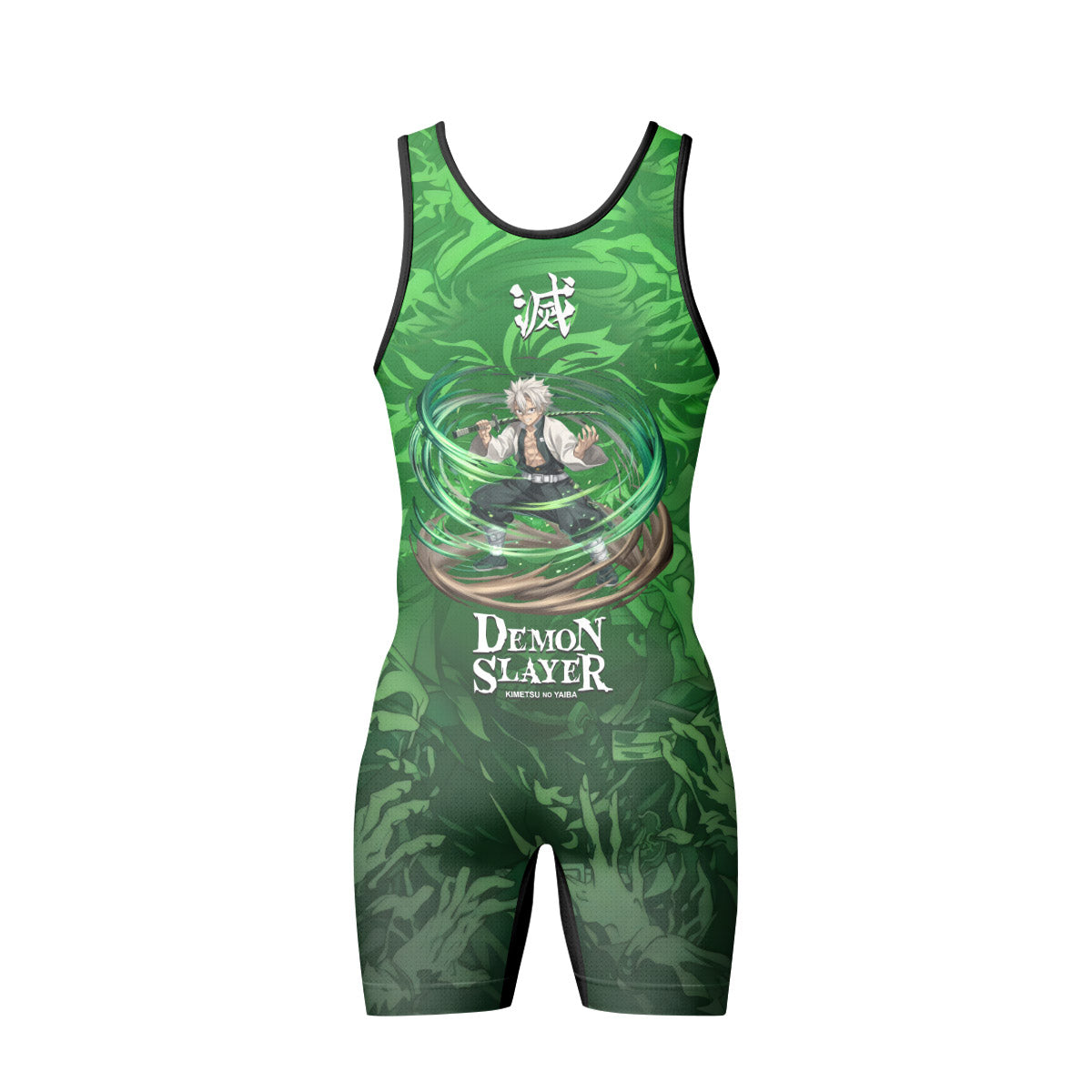  Demon Slayer Sanemi Shinazugawa Wrestling Singlet