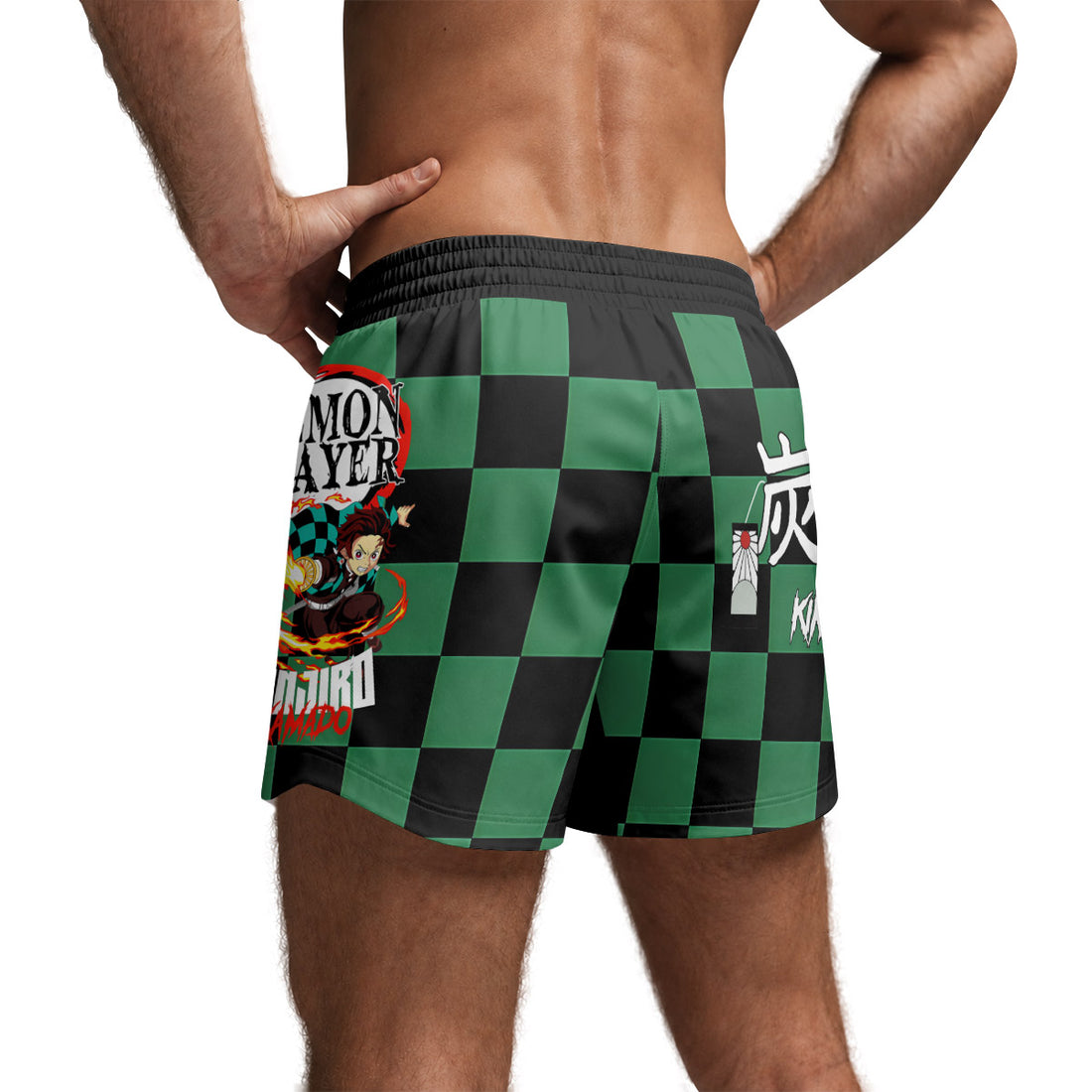  Demon Slayer Tanjiro Kamado Grappling Shorts