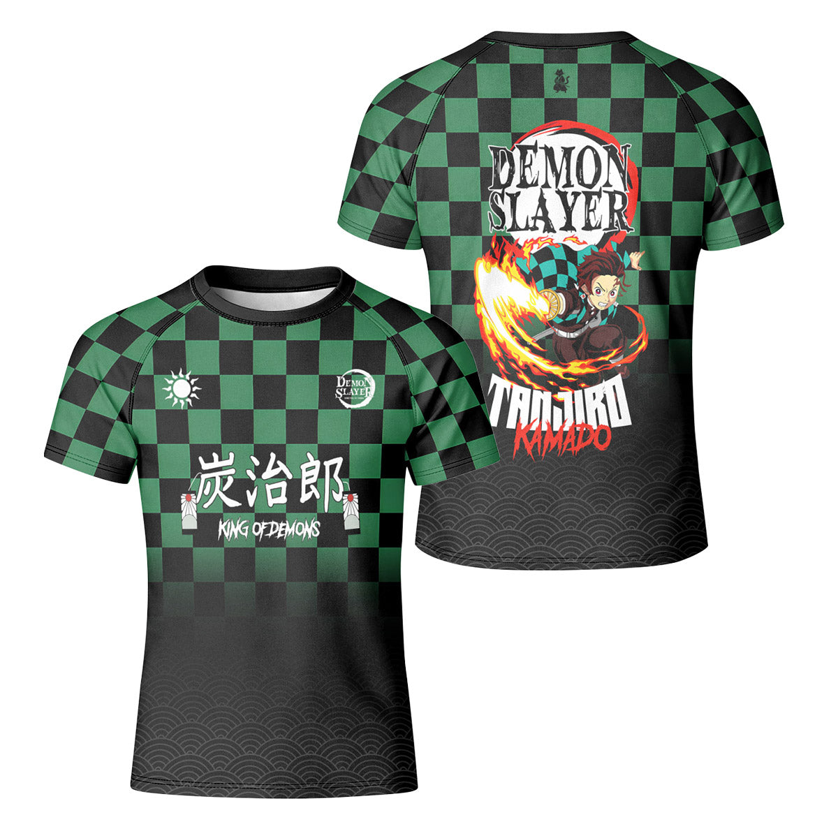  Demon Slayer Tanjiro Kamado Kid Rash Guard