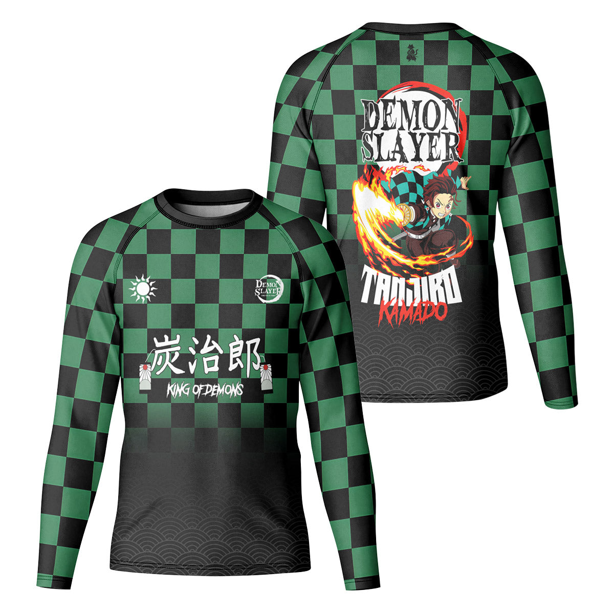  Demon Slayer Tanjiro Kamado Kid Rash Guard