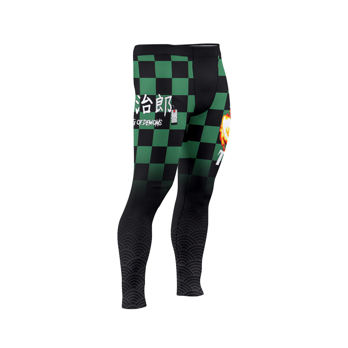  Demon Slayer Tanjiro Kamado Men's Compression Leggings