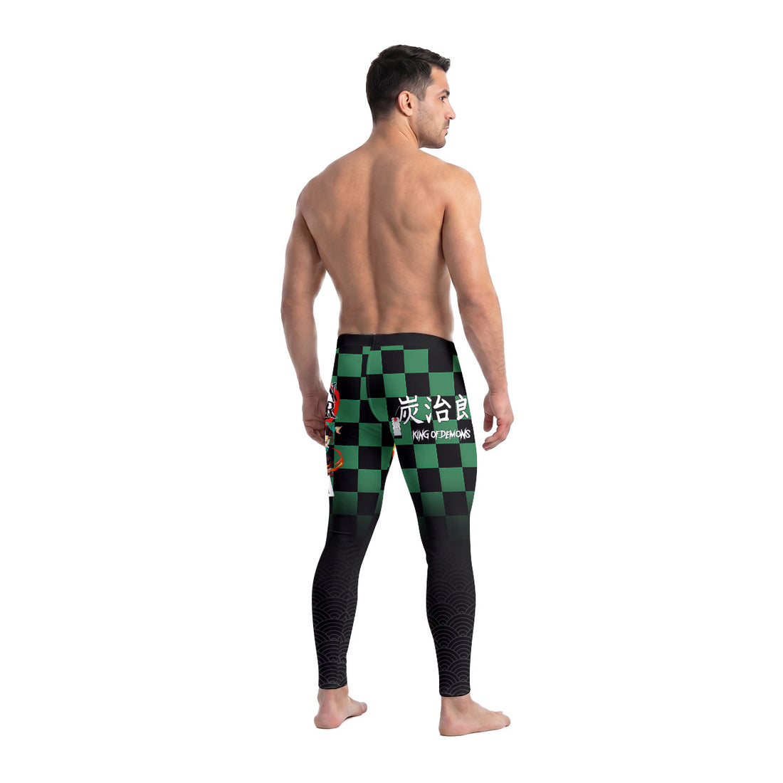  Demon Slayer Tanjiro Kamado Men's Compression Leggings