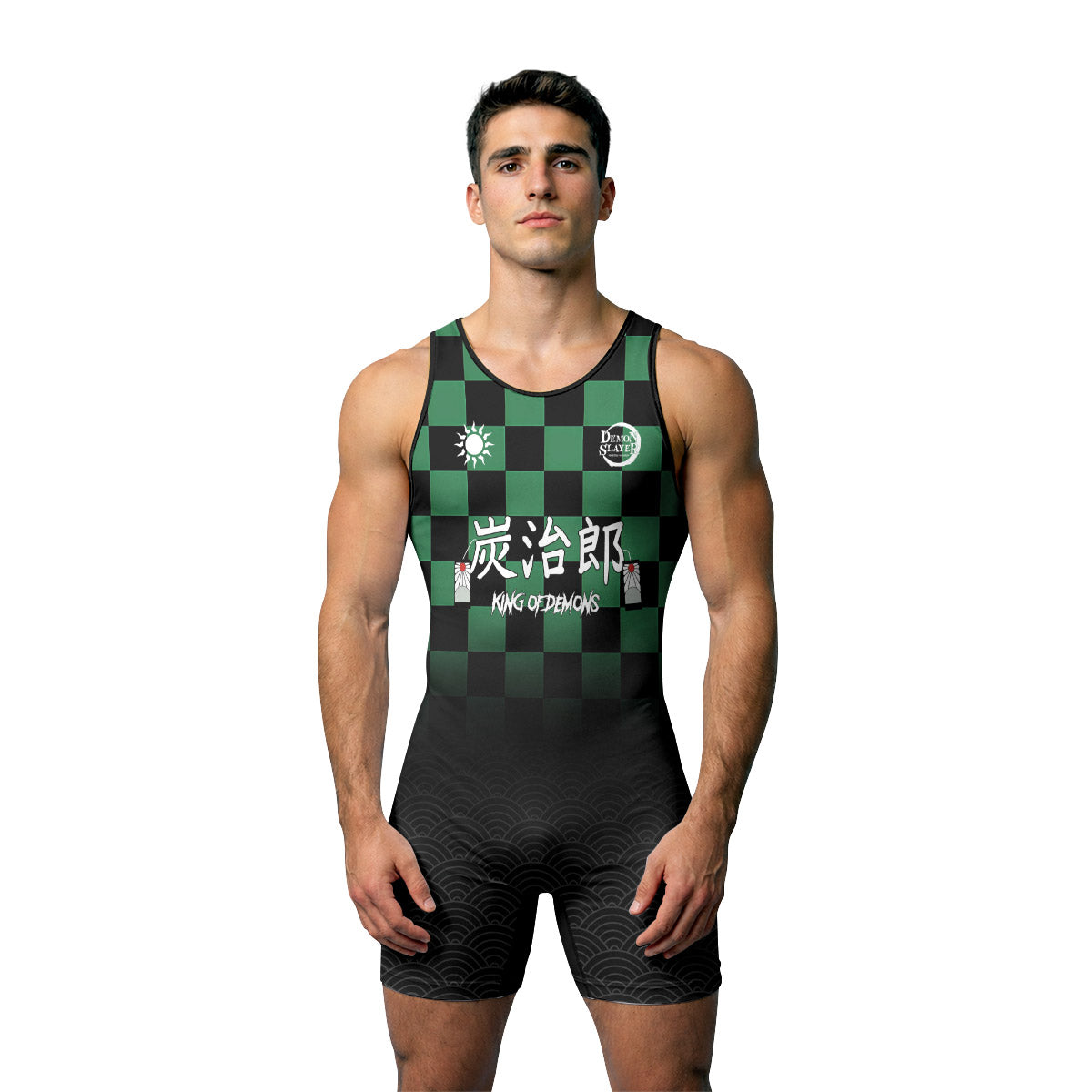 Demon Slayer Tanjiro Kamado Wrestling Singlet