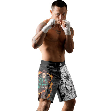  Demon Slayer Tanjiro Fight Shorts