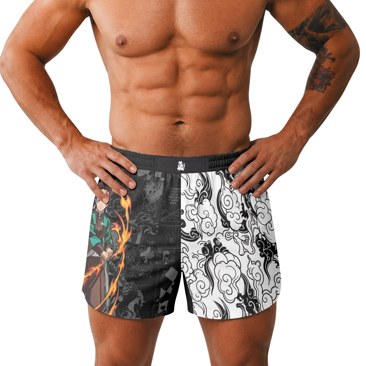  Demon Slayer Tanjiro Grappling Shorts