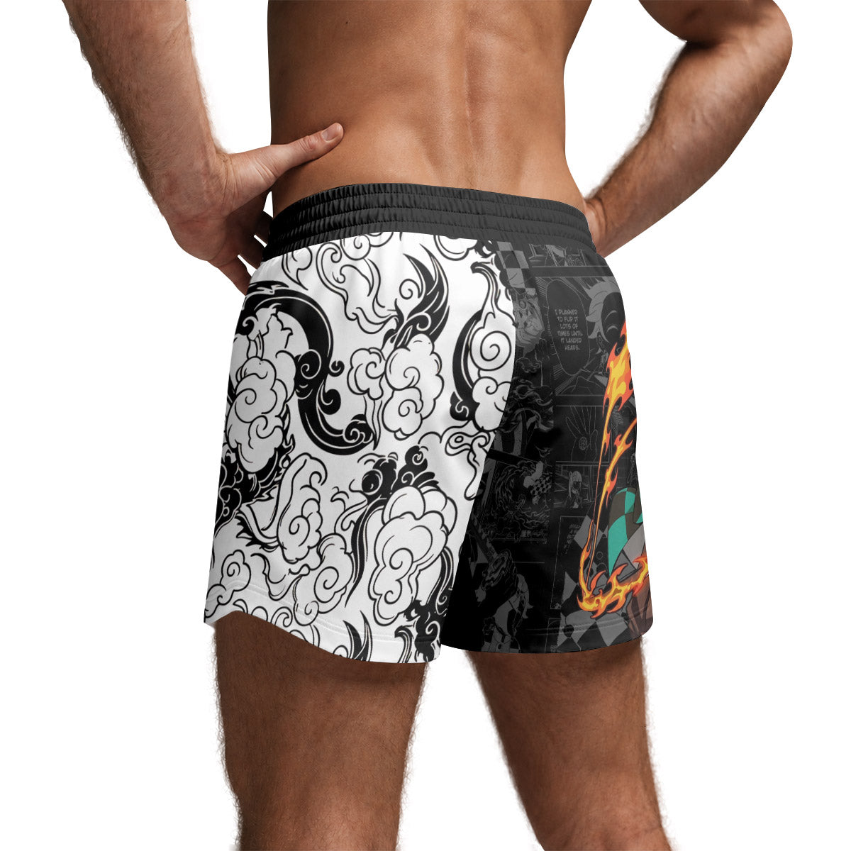  Demon Slayer Tanjiro Grappling Shorts