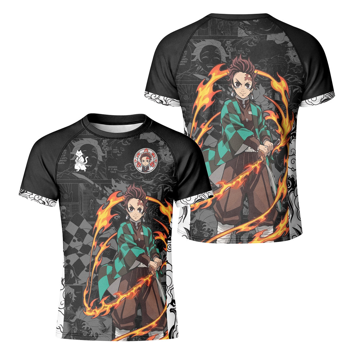  Demon Slayer Tanjiro Kid Rash Guard