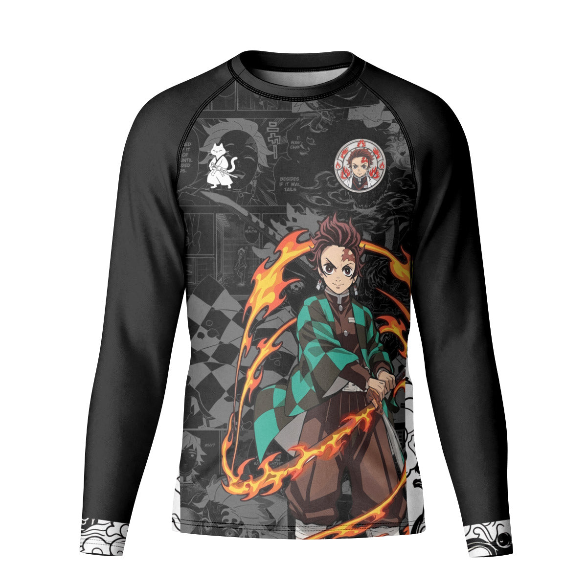  Demon Slayer Tanjiro Kid Rash Guard