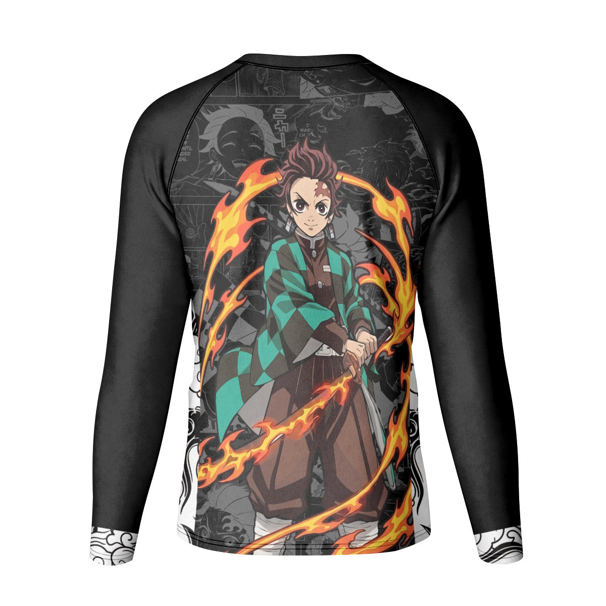  Demon Slayer Tanjiro Kid Rash Guard